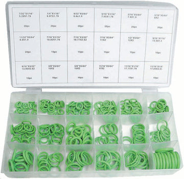 PKTool 270pc HNBR Green Air Condition O-Ring Assortment - RG2894 (Pickup Only)