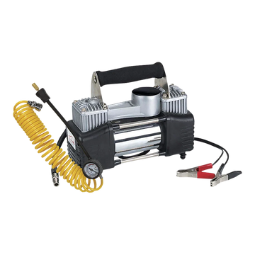 ProTyre Air Compressor - 12V 150PSI Super Heavy Duty Dual Cylinder - RG6145
