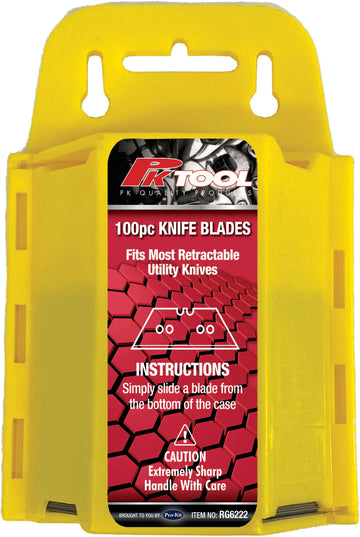 PKTool 100pc Stanley Styles Knife and Scaper Blades Pack - RG6222 (Pickup Only)