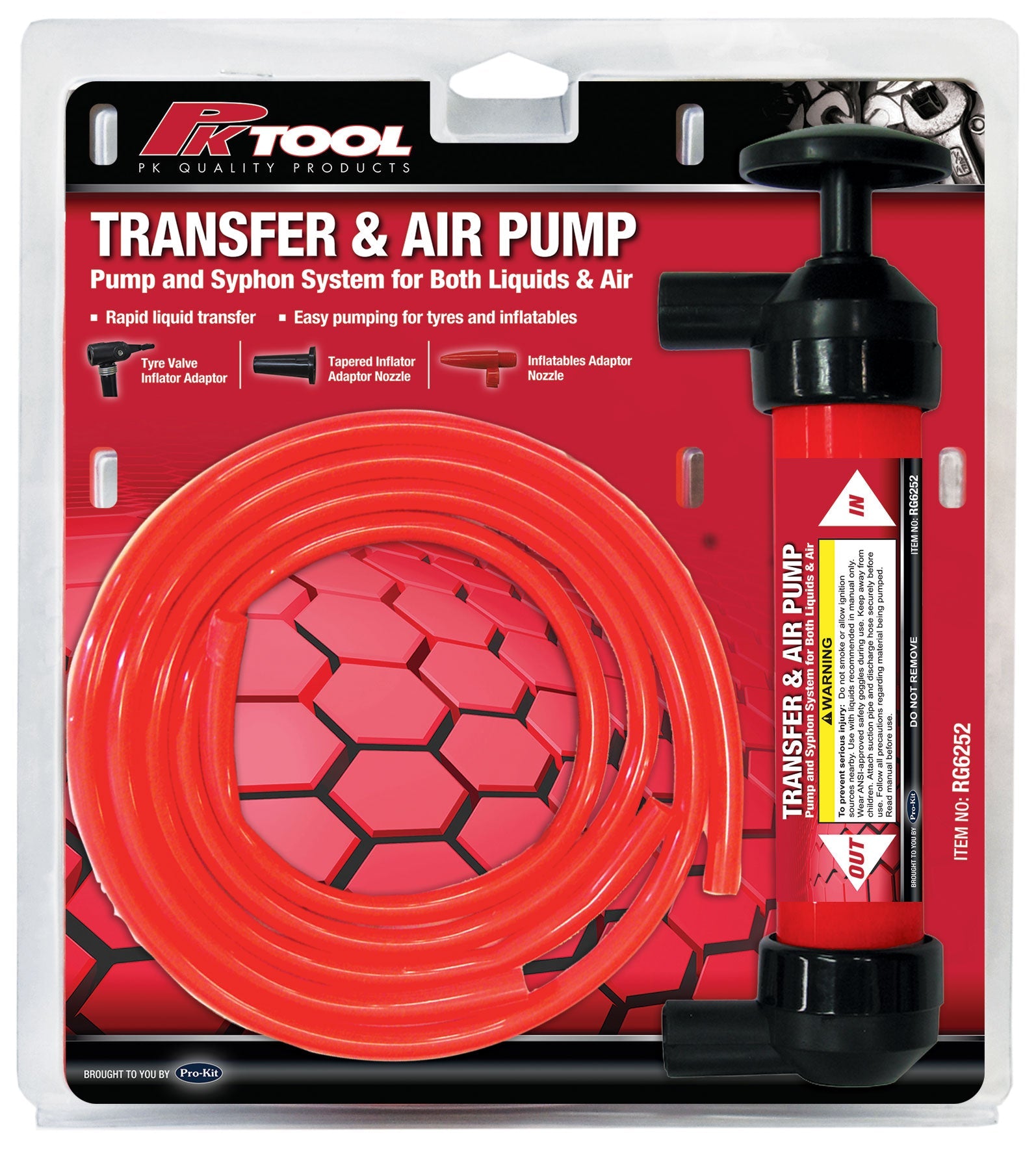 PKTool Transfer and Air Pump Kit - RG6252 (Pickup Only)