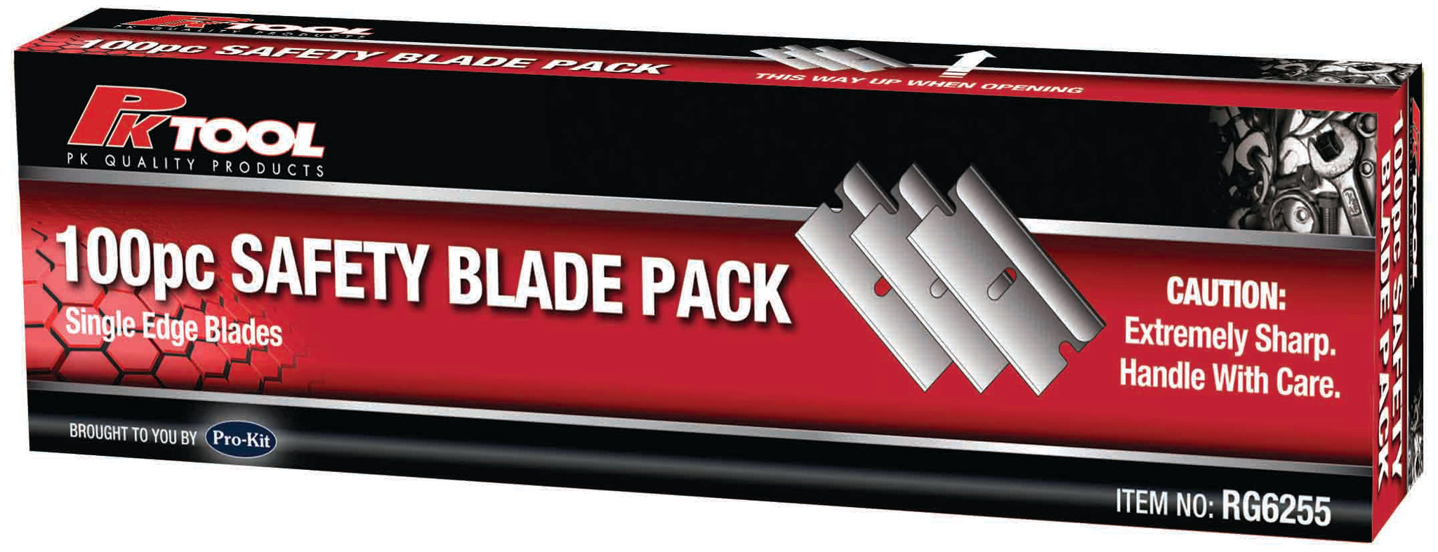 PKTool 100pc Safety Blade Pack - RG6255 (Pickup Only)