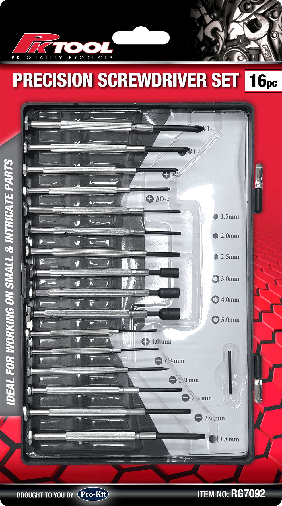 PKTool 16pc Precision screwdriver Set - RG7092 (Pickup Only)