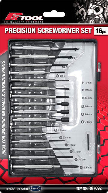 PKTool 16pc Precision screwdriver Set - RG7092 (Pickup Only)