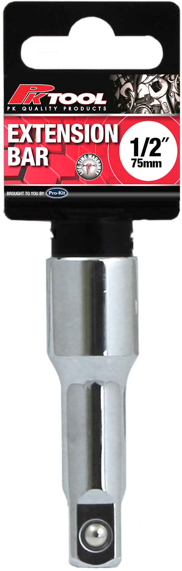 PKTool Socket Extension Bar - 1/2 inch Drive 75mm - RG7464 (Pickup Only)