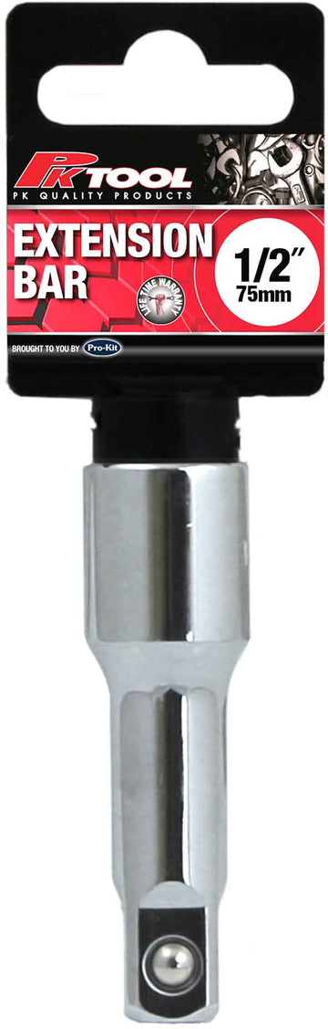 PKTool Socket Extension Bar - 1/2 inch Drive 75mm - RG7464 (Pickup Only)