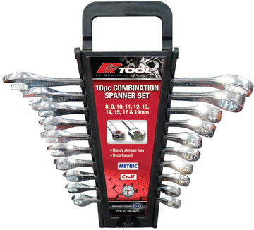 PKTool 10pc Metric Combination Spanner Set - RG7475 (Pickup Only)
