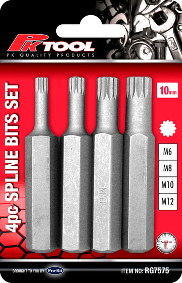 PKTool 4pc Star Type Bits Set - RG7575 (Pickup Only)