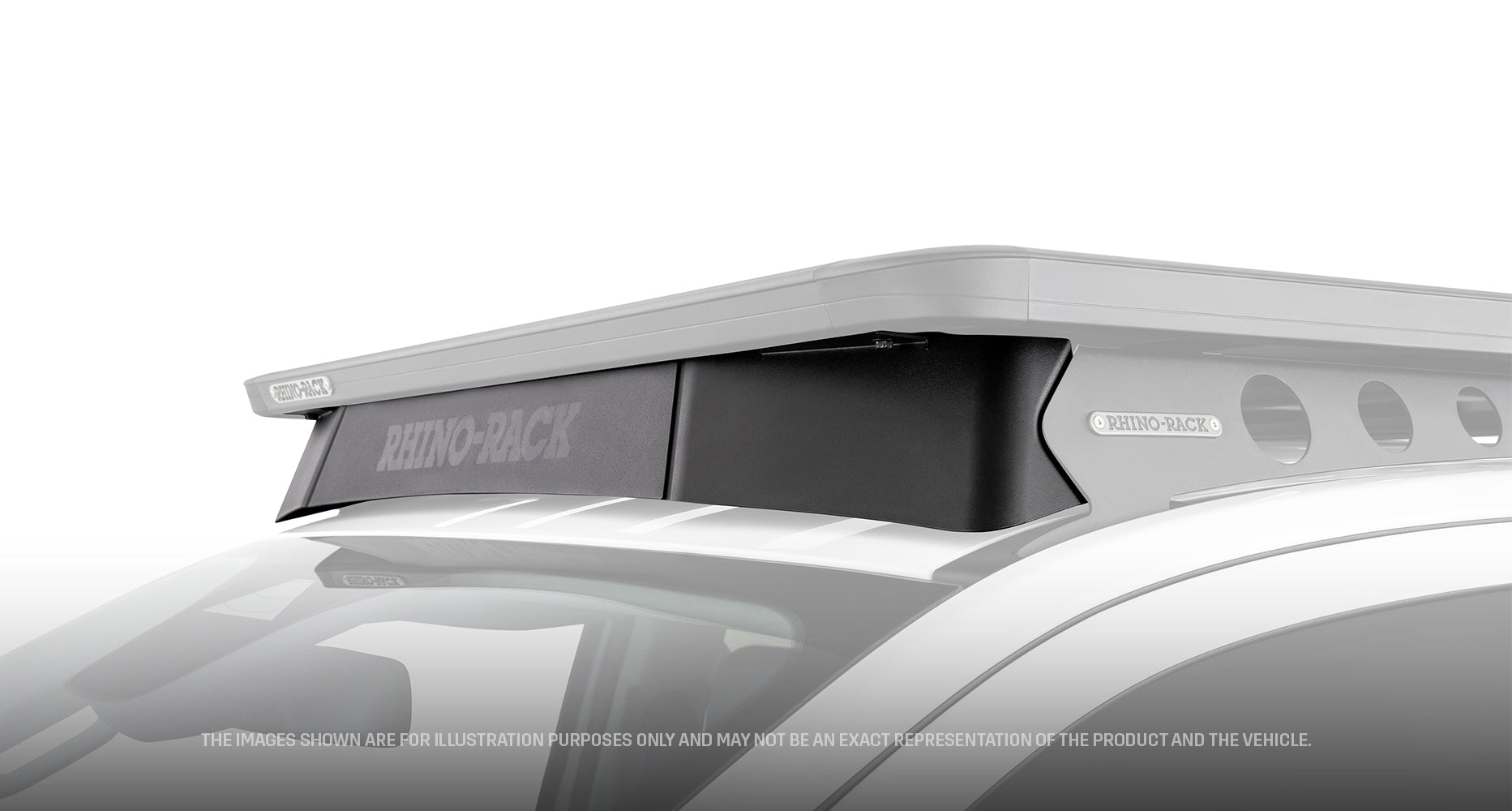 RHINO-RACK RNPWF1 Wind fairing Suits Nissan patrol y62 (Pickup Only)