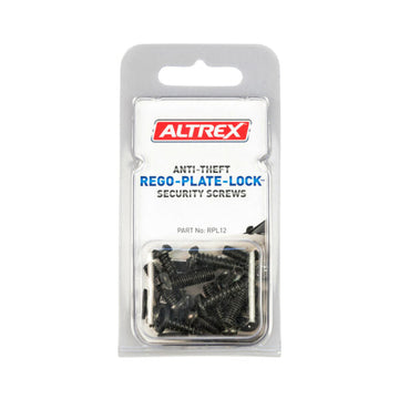 Altrex Anti-Theft Rego Plate Lock Security Screws (12 Pack) - RPL12