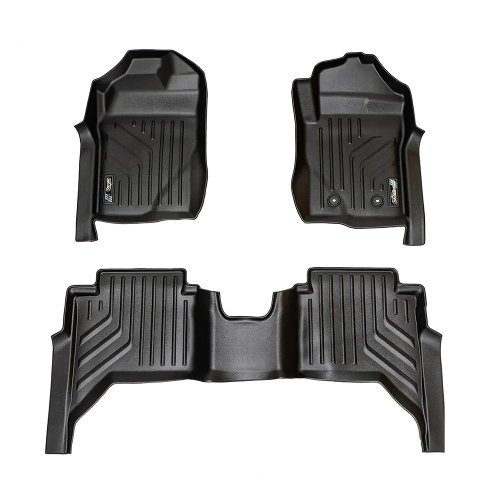 Maxliner Ford Ranger 2016-2021 MaxPro Floor Mats (Row 1 & 2) - RANGER 22+ R12 (Pickup Only)