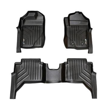 Maxliner Ford Ranger 2016-2021 MaxPro Floor Mats (Row 1 & 2) - RANGER 22+ R12 (Pickup Only)