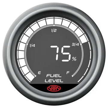 SAAS Fuel Level Gauge 52mm Muscle Digital Series 12V - SG41290