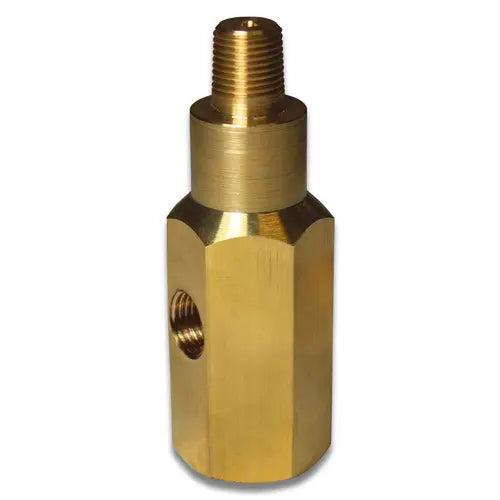 SAAS Gauge T-Piece Sender Brass Adaptor 230031 1/8-27 NPT - SGA-230031