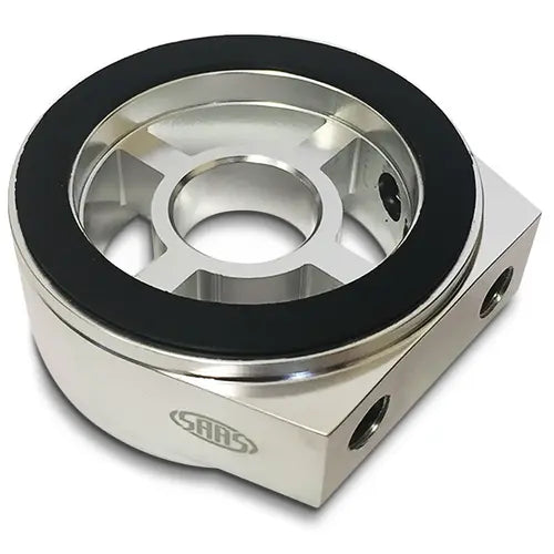 SAAS Oil Filter Sandwich Plate Billet Aluminium - SGAP2