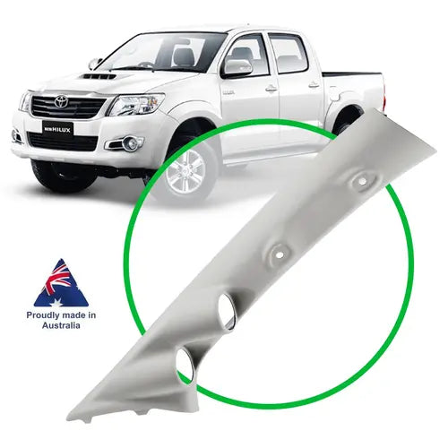 SAAS Gauge Pillar Pod Hilux 2005 - 2015 KUN Series Light Grey Single Piece - SGP1101SLG