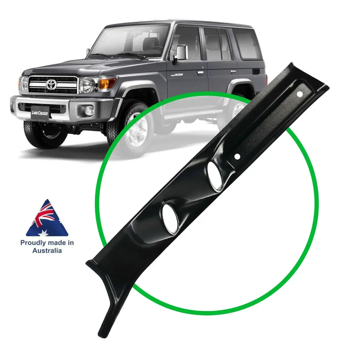 SAAS Gauge Pillar Pod Landcruiser 2009 - On 70 Series Single Piece - SGP1205S