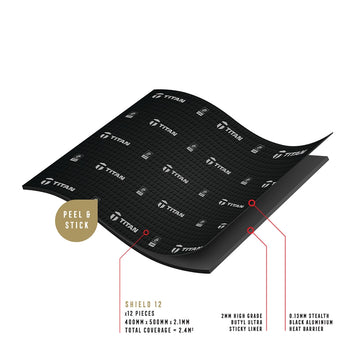Titan 12 Sheet 2 Layer Vibration, Noise & Heat Defence - SHEILD 12