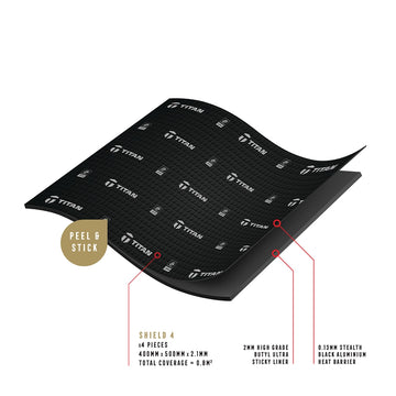 Titan 4 Sheet 2 Layer Vibration, Noise & Heat Defence - SHEILD 4