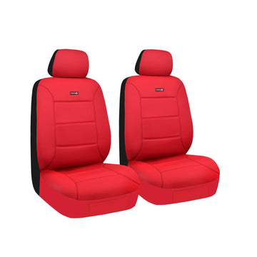 SharkSkin Universal Front Seat Covers Size 30/35 Red Neoprene - SKNA3505