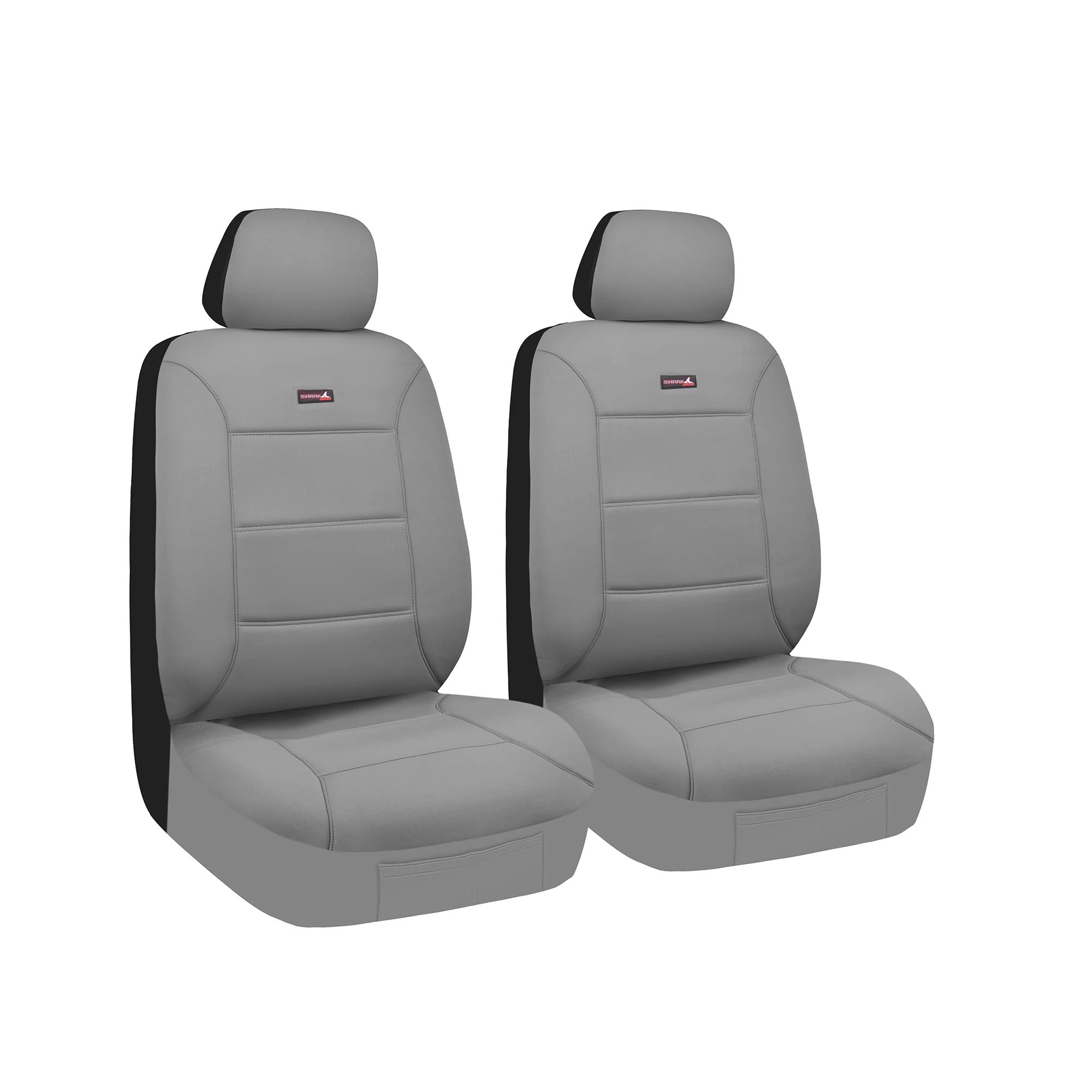SharkSkin Universal Front Seat Covers Size 30/35 Grey Neoprene - SKNA3507
