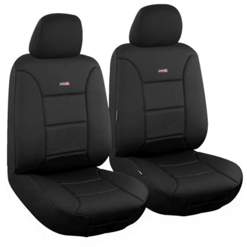 SharkSkin Universal Front Seat Covers Size 30/35 Black Neoprene - SKNA3504