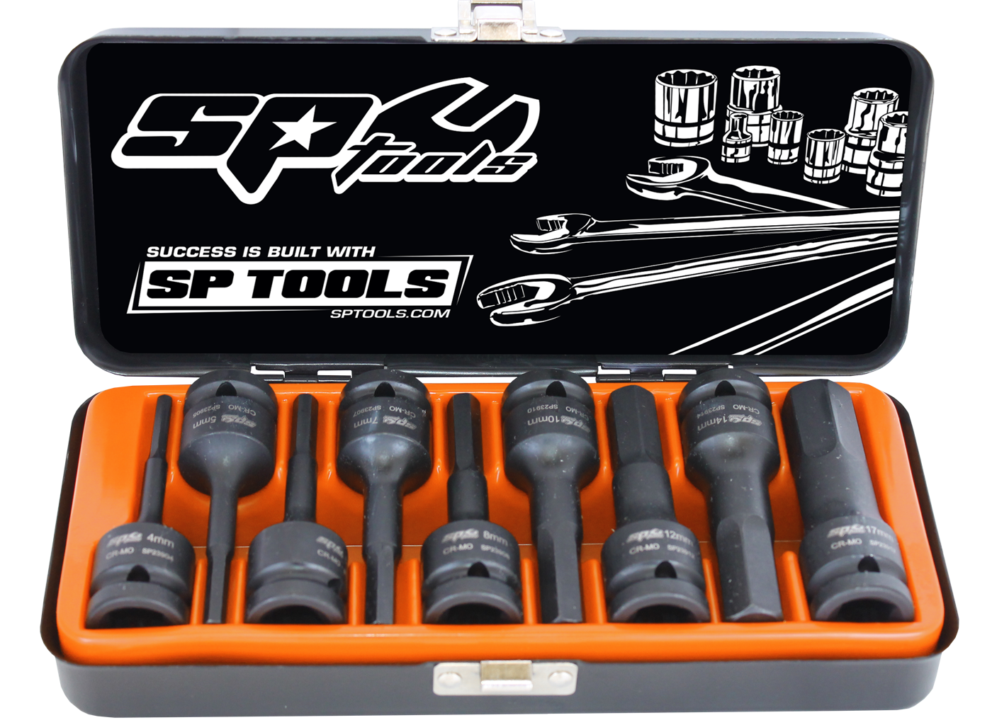 SP Tools 1/2 inch Dr Inhex Impact Socket Set - SAE - 9pc - SP20375