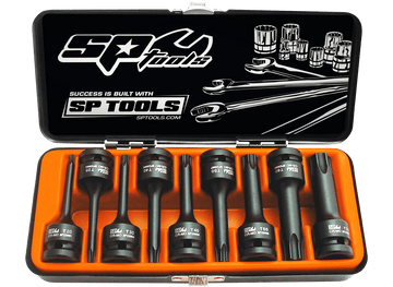 SP Tools 1/2 inch Dr Impact Socket Set - Torx - 9pc - SP20380