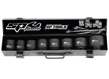 SP Tools 3/4 inch Dr Impact Socket Set - 6pt Metric - 8pc - SP20410