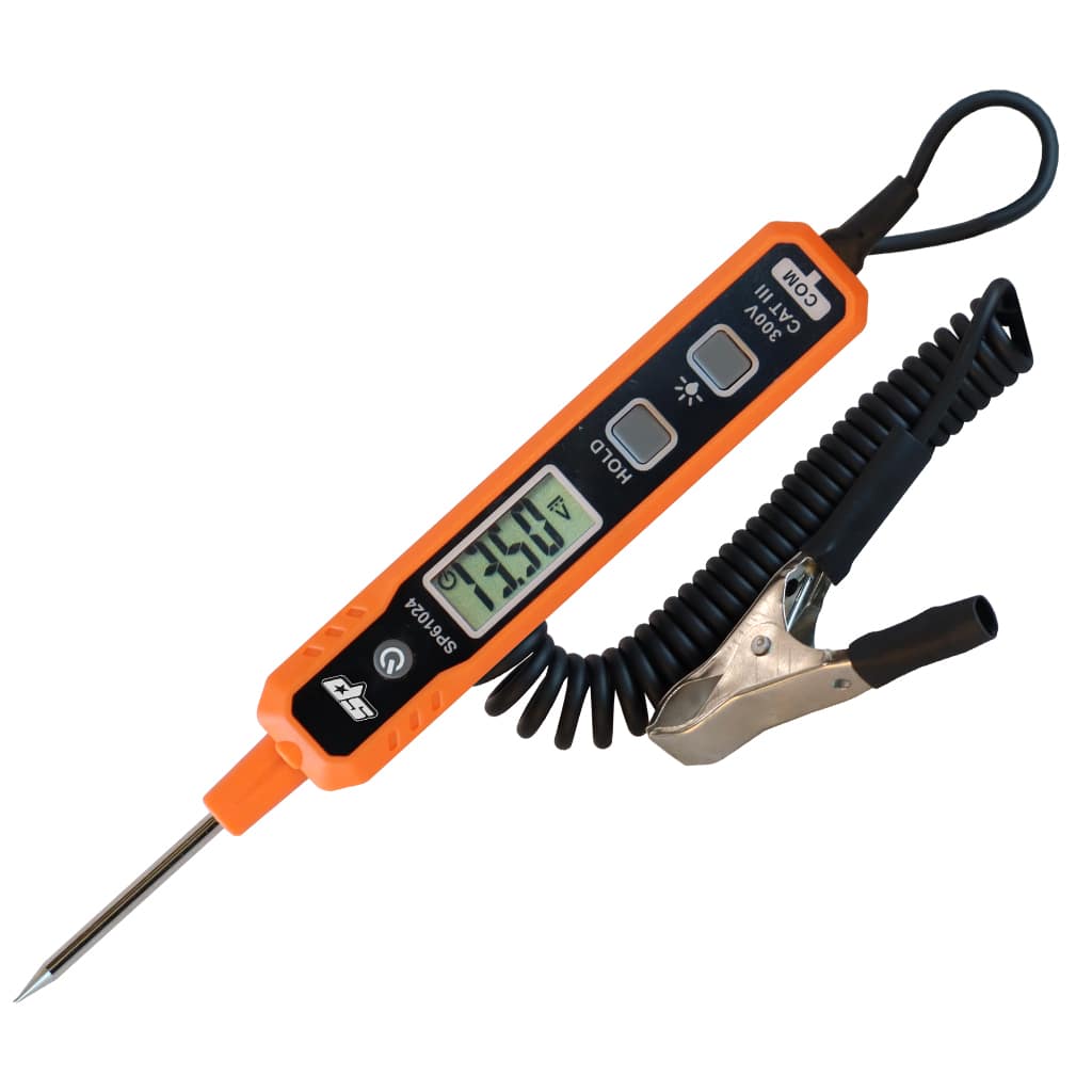 SP Tools Circuit Tester - Volts, Ohms & Continuity - Auto Ranging - 0.8 to 100 Volts DC - SP61024 (click & collect only)
