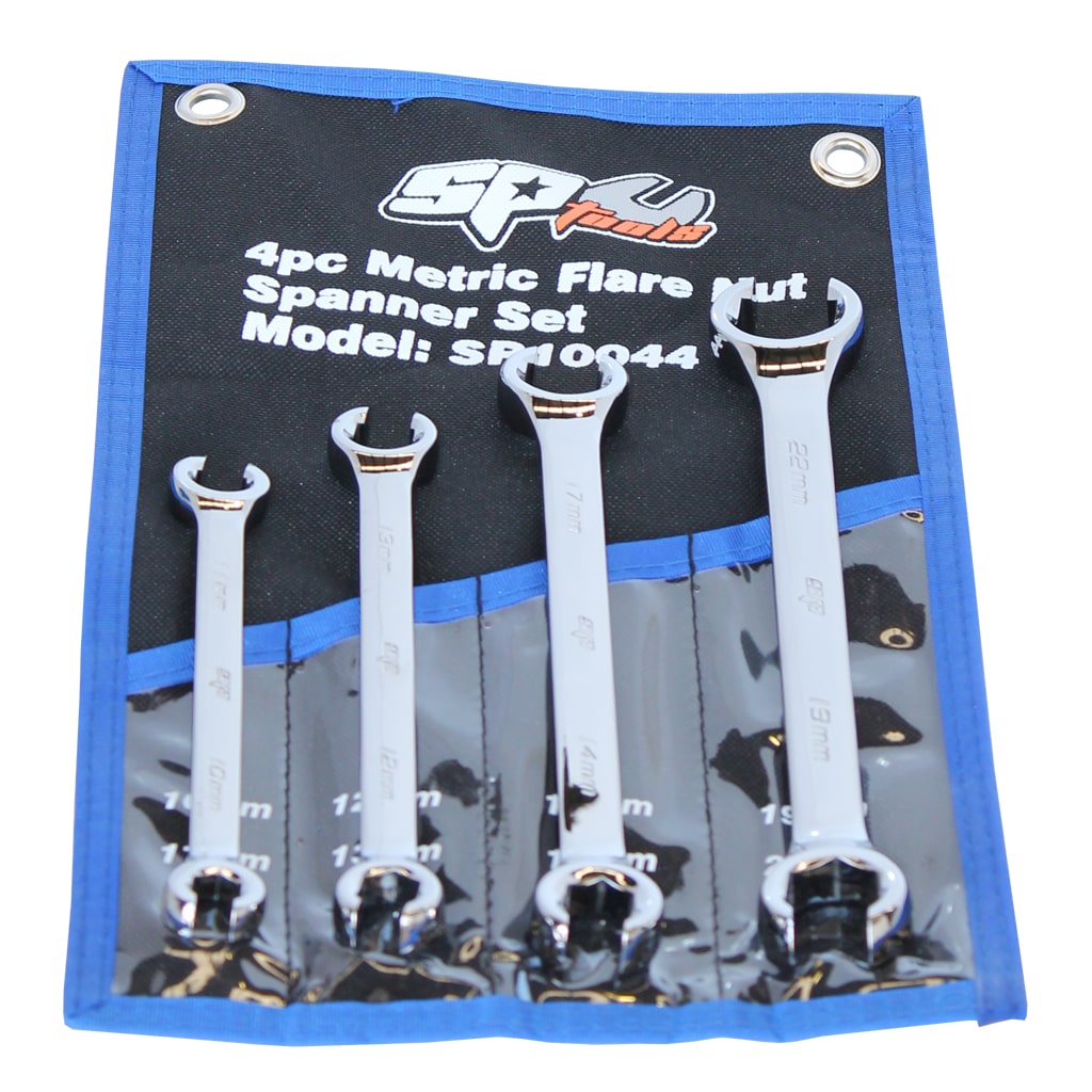 SP Tools Flare Nut Spanner Set - Metric - 4pc - SP10044