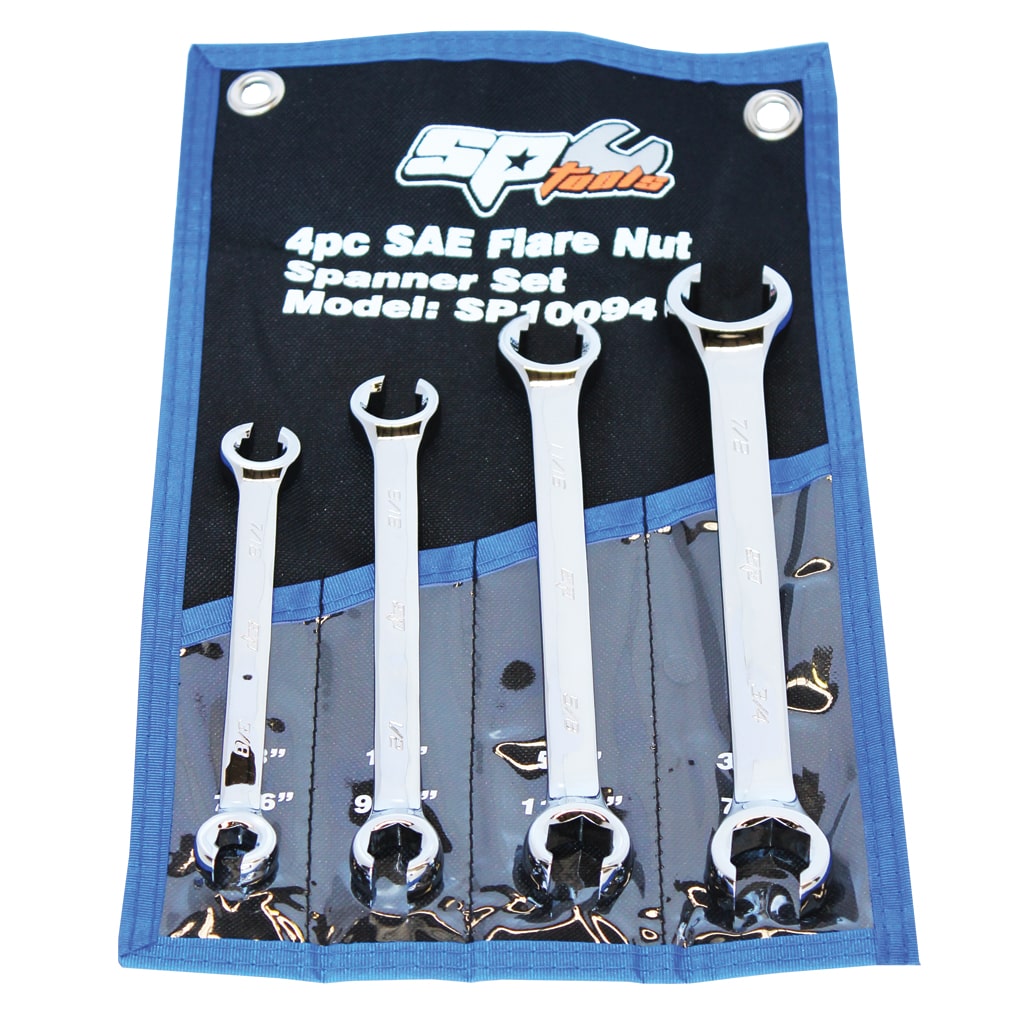 SP Tools Flare Nut Spanner Set - SAE - 4pc - SP10094