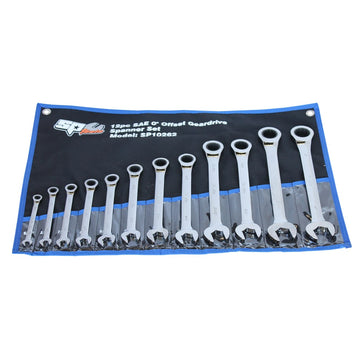 SP Tools Gear Drive ROE Spanner Set - 0° Offset - SAE - 12pc - SP10262