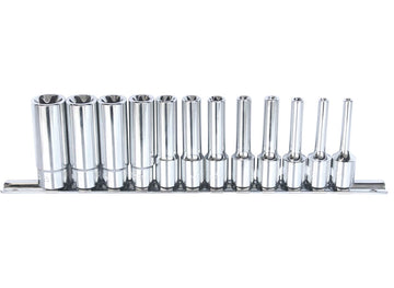 SP Tools 3/8 inch Dr Deep Socket Rail Set - 12pc - E-Torx - SP20551 (click & collect only)