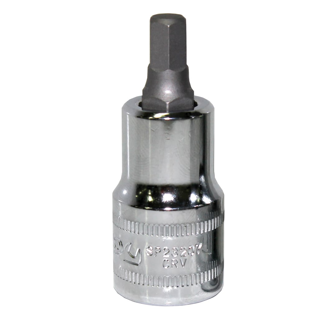 SP Tools 1/2 inch Dr Inhex Socket - SAE - 55mm Short - Individual, Size: 9/32 inch  - SP23254