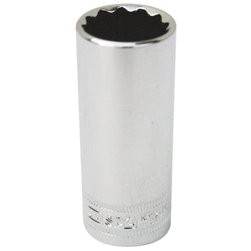 SP Tools 1/2 inch Dr Deep Sockets - 12pt Metric - Individual, Size: 22mm - SP23422
