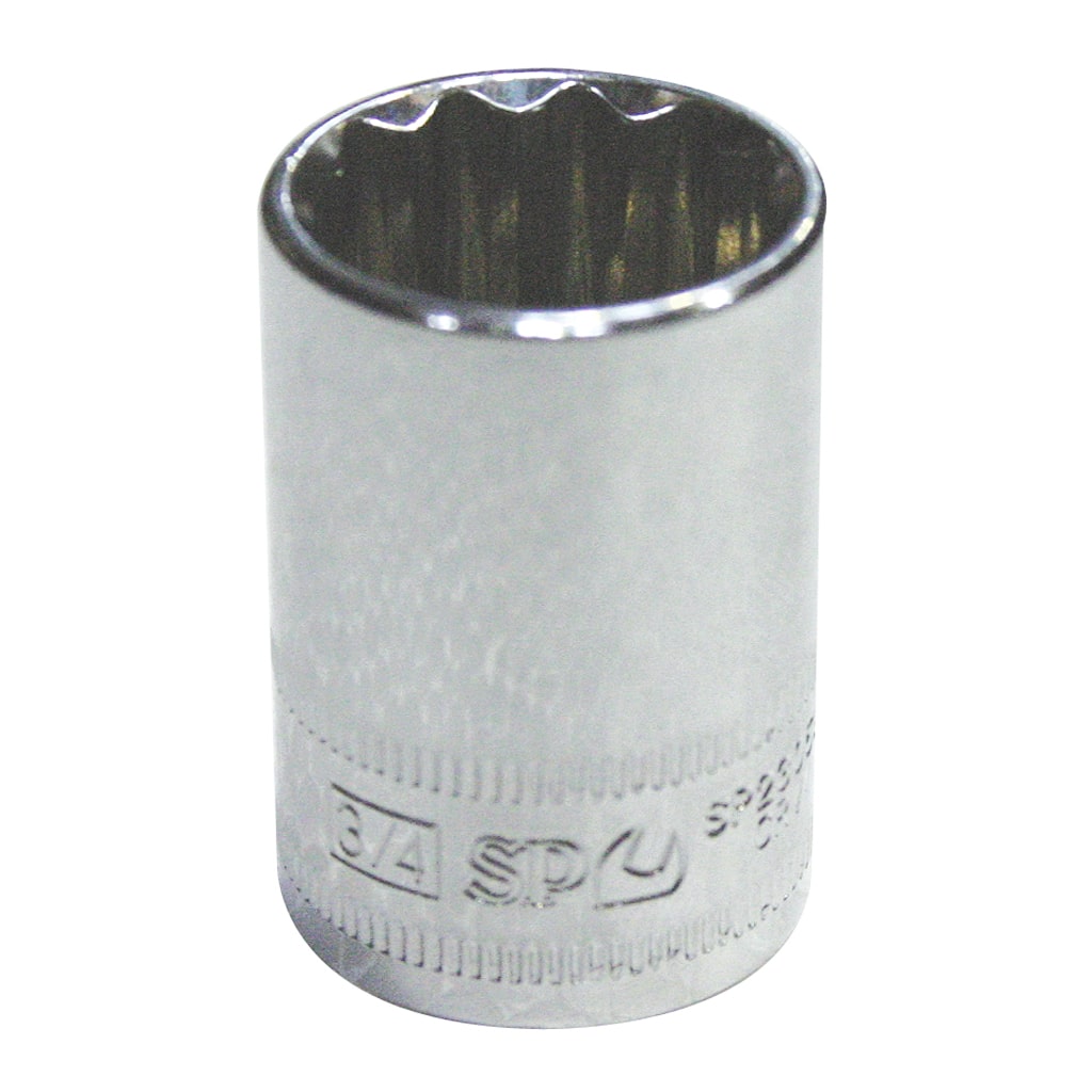 SP Tools 1/2 inch Dr Sockets - 12pt SAE - Individual, Size: 1/2 inch  - SP23055
