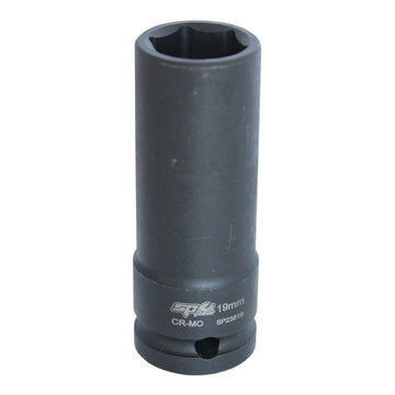 SP Tools 1/2 inch Dr Deep Impact Sockets - 6pt Metric - Individual, Size: 27mm - SP23827