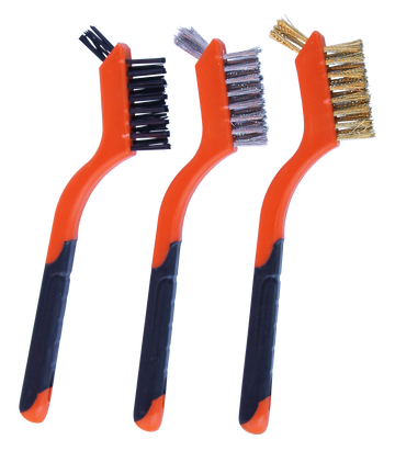 SP Tools Wire Brush Set - Mini 180mm - 3pc - SP30890 (Pickup Only)
