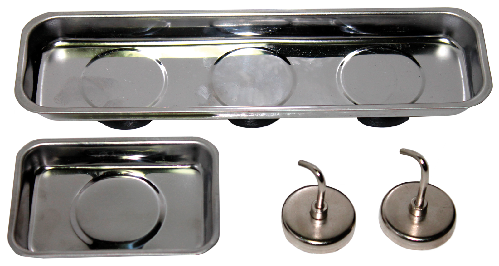 SP Tools Parts Trays & Hooks Set - Magnetic - 4pc - SP30913 (click & collect only)