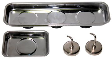 SP Tools Parts Trays & Hooks Set - Magnetic - 4pc - SP30913 (click & collect only)