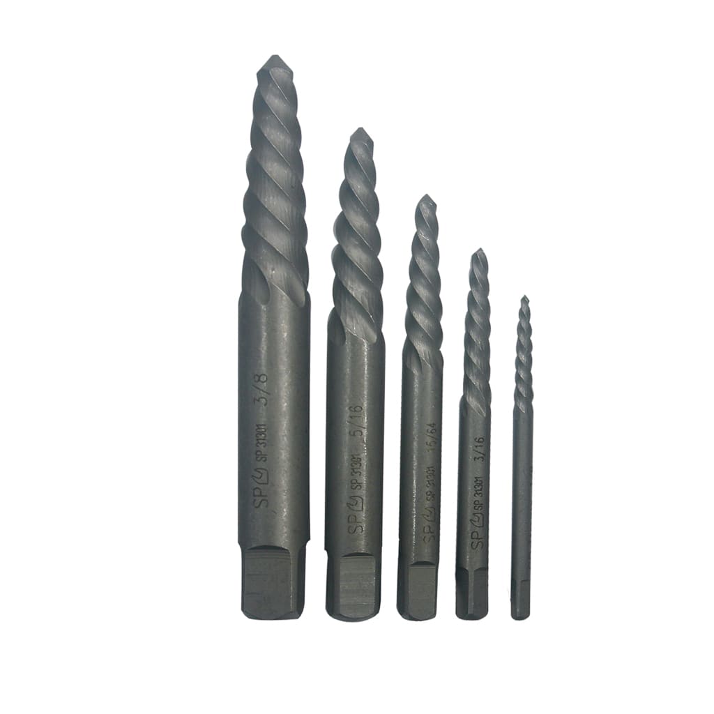 SP Tools Screw Extractor Set - Screw Type - 5pc - SP31301