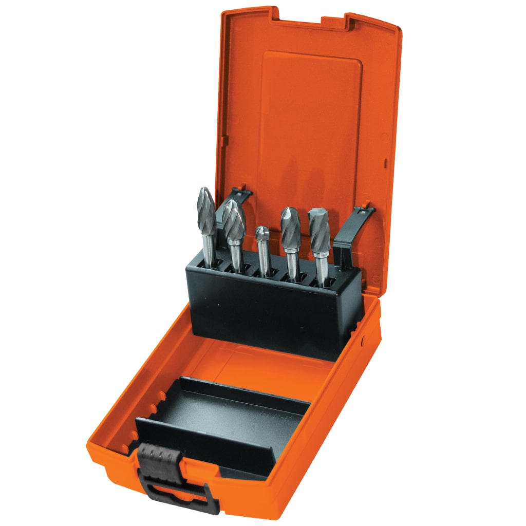 SP Tools Tungsten Carbide Burr Set - Aluminium - 5pc - SP31385 (click & collect only)