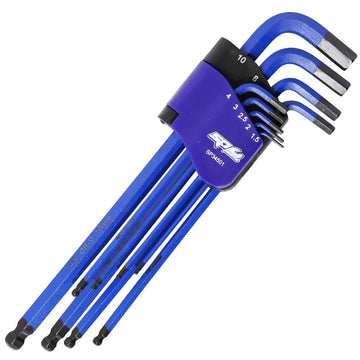 SP Tools Ball Drive Hex Key Set - Metric Black - Colour Coded - 9pc - SP34501 (click & collect only)