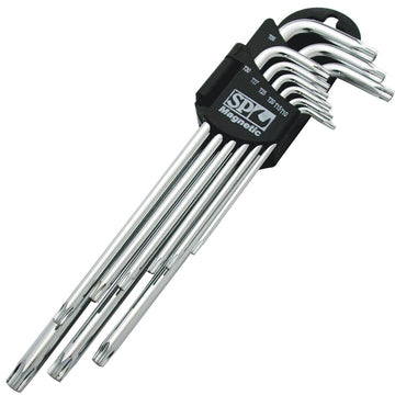 SP Tools Magnetic Key Set - Torx Chrome - 9pc - SP34517 (click & collect only)