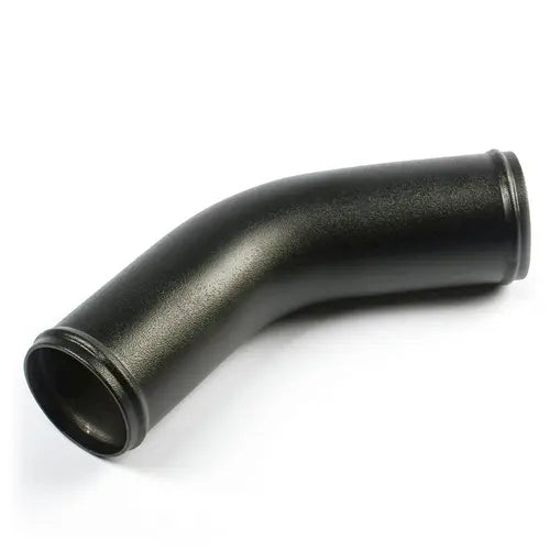 SAAS Pipe 76mm diameter x 45 Deg Aluminium Black Powder Coat - SP457676