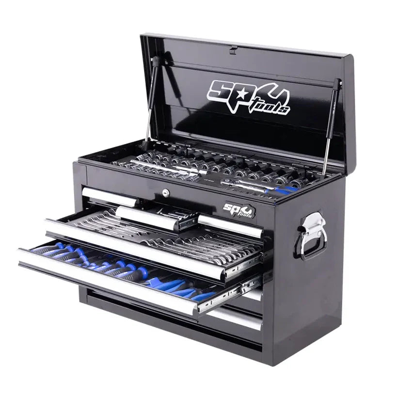 SP Tools 138 Piece Metric Tool Kit in Black Custom Box - SP50087 (Pickup Only)