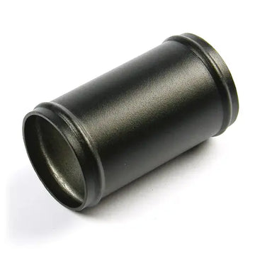 SAAS Pipe 76mm diameter x 100mm Aluminium Black Powder Coat - SP7676100