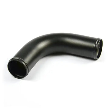 SAAS Pipe 76mm diameter x 90 Deg Aluminium Black Powder Coat - SP907676