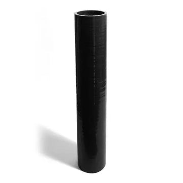SAAS Straight 4 Ply Silicone Hose 38mm x 38mm x 254mm Black - SSH3838254