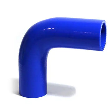 SAAS 90Deg 4 Ply Silicone Hose 38mm x 38mm Blue - SSH903838E